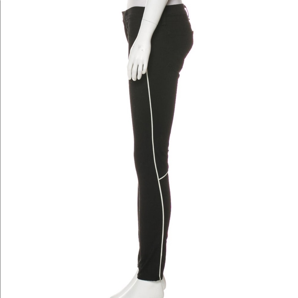 Rag & Bone Mid Rise Skinny Black Pants